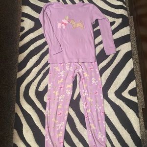 Purple PJ set with puppies